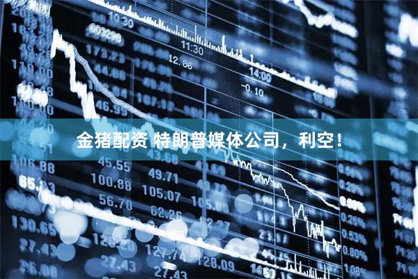金猪配资 特朗普媒体公司，利空！